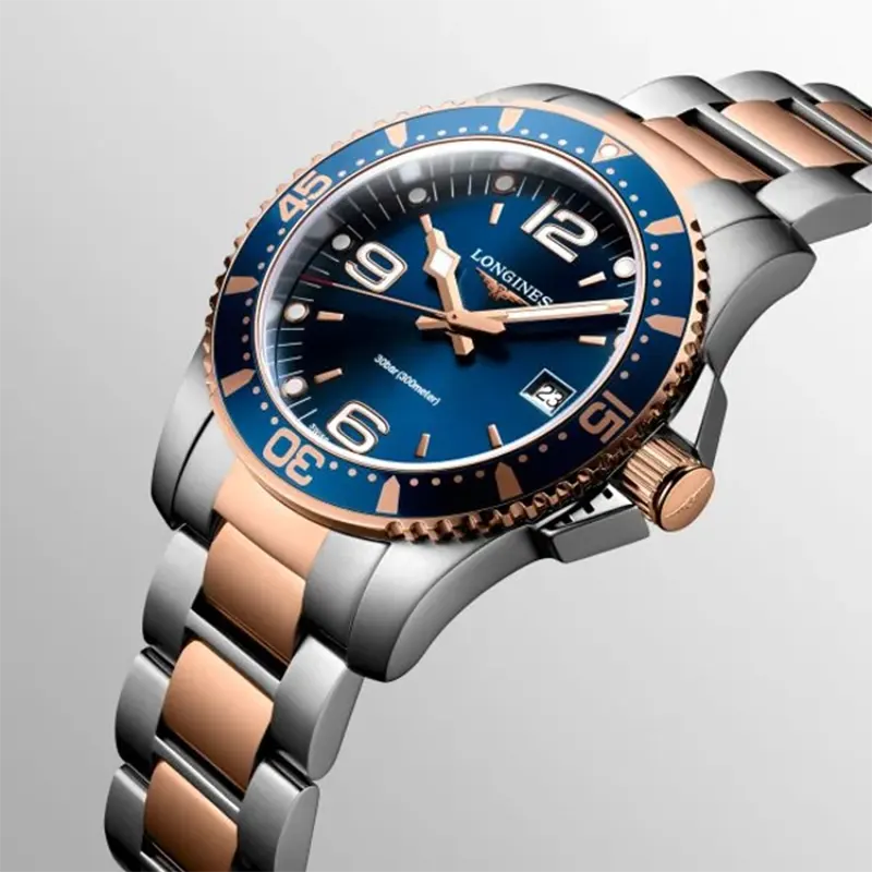 Longines HydroConquest Two-tone Quartz Men's Watch- L3.740.3.98.7